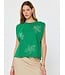 Embroidered Green Top