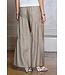 Crinkled Tiered Wide Leg Pant