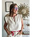 Crochet Short Sleeve  Blouse
