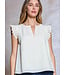 Crochet Short Sleeve  Blouse