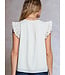 Crochet Short Sleeve  Blouse