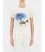 Floral T Shirt Puff Sleeve