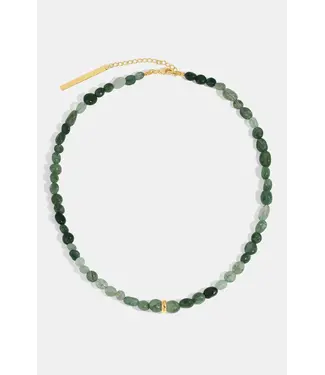 Positano Necklace Green Rutilated Quartz