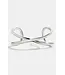 Eternity Cuff Bracelet Silver