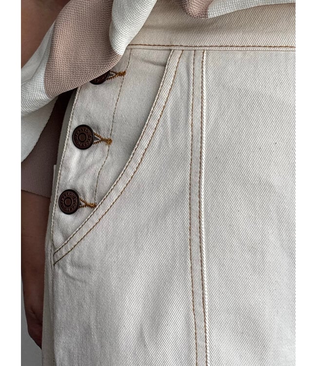 Twill Button Pant
