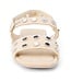 Kira Suede Studded Slingback Sandals
