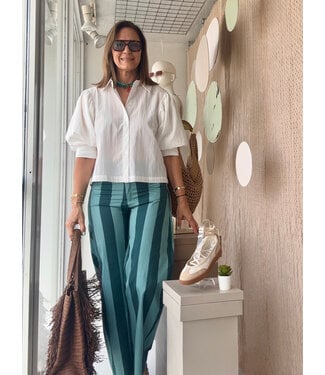 Blue Stripes Pants
