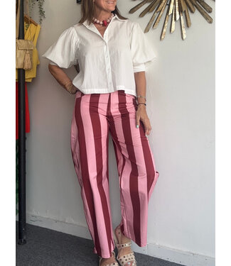Pink Stripes Pants