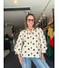 Cream Polka Dot Top
