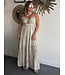 Dotted Leaf Maxi Dress