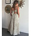 Dotted Leaf Maxi Dress