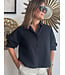 Black Boxy Cropped Jacket