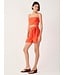 Red Pitanga Cut-Out Side Tie Romper