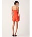 Red Pitanga Cut-Out Side Tie Romper