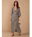 Blue Escama Cut Out Knot Maxi Dress