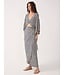 Blue Escama Cut Out Knot Maxi Dress