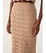 Beige Summer Tricot Waves Maxi Skirt