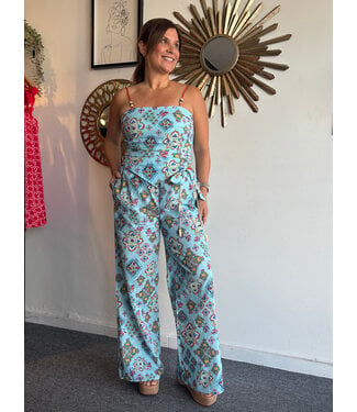 Majolica Tile 2 piece Pant Set