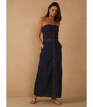 Dress To 3 in 1 Denim Maxi Dress