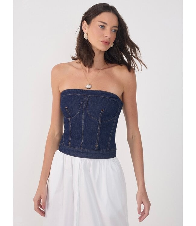 3 in 1 Denim Maxi Dress