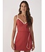 Contrast Wrap Front Romper