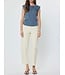 Roun Neck Sleeveless Embroidered Top