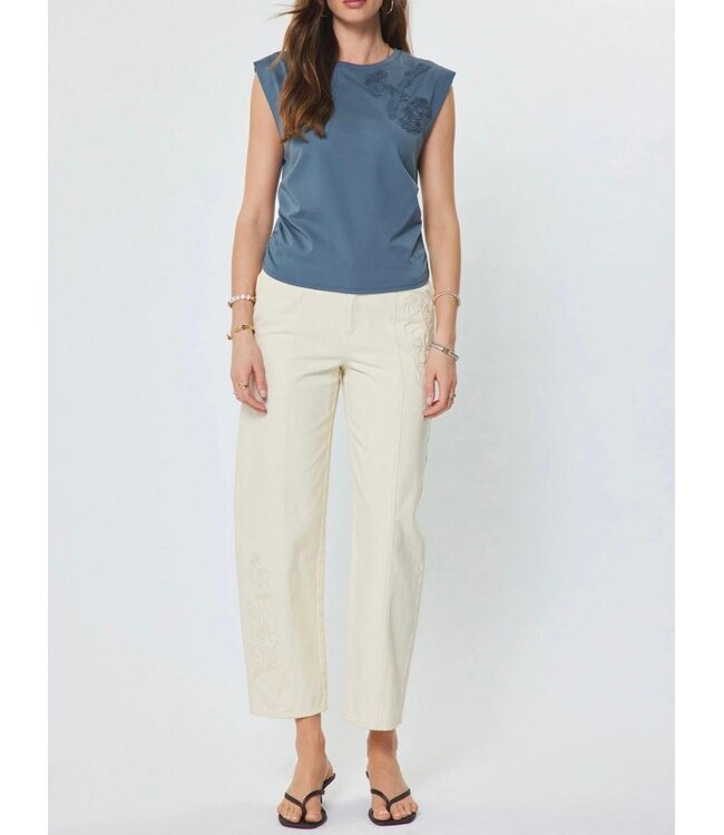High Rise Barrel Leg Pants