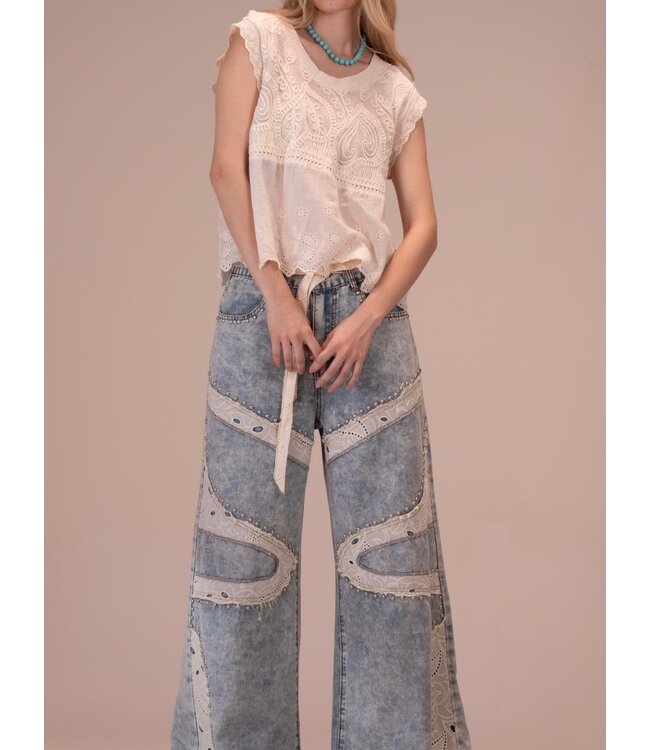 Denim Multi Wide Leg