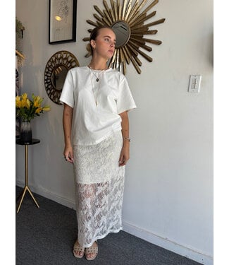 Champagne Knit Contrast Sequins Long Dress