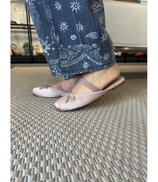 Cutesy Satin  Slip On Ballerina