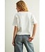 Short Sleeve Linen Knitted Top