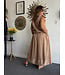 Striped Midi Skirt Set