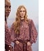 Dress To Brown Felina High Neck Tulle Blouse