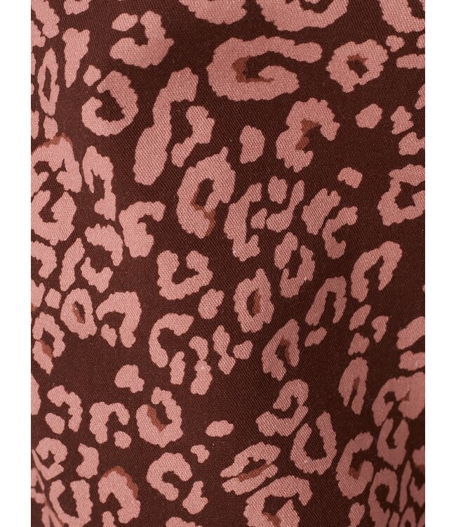 Brown Felina Printed Straight Pants