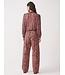 Brown Felina Printed Straight Pants