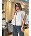 Gingham Collared Poncho Top