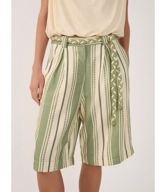 Dress To Stripe Bermuda Shorts