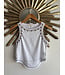 Off White Brass Details Tank Top