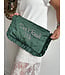 Pretty Ruffle Velvet Clutch
