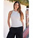Embellished Tank Top Off White
