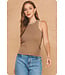 Embellished Tank Top Mocha
