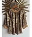 Puff Sleeve Metallic Animal Print Top