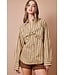 Day + Moon Striped Button Down With Bow