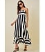 Strapless Stripe Dress