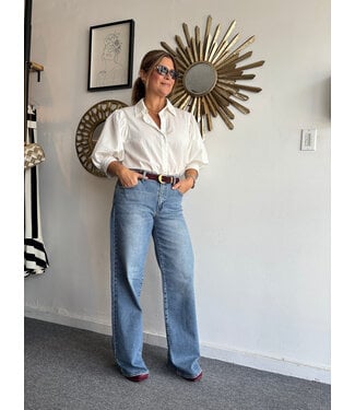 Full Length Medium Wash Denim