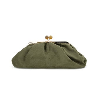Aura Suede Clutch
