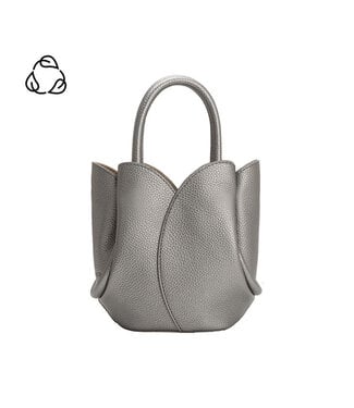 Melie Bianco Tulip Mini Metallic Pewter