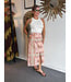 Hankerchief Twill Midi Skirt