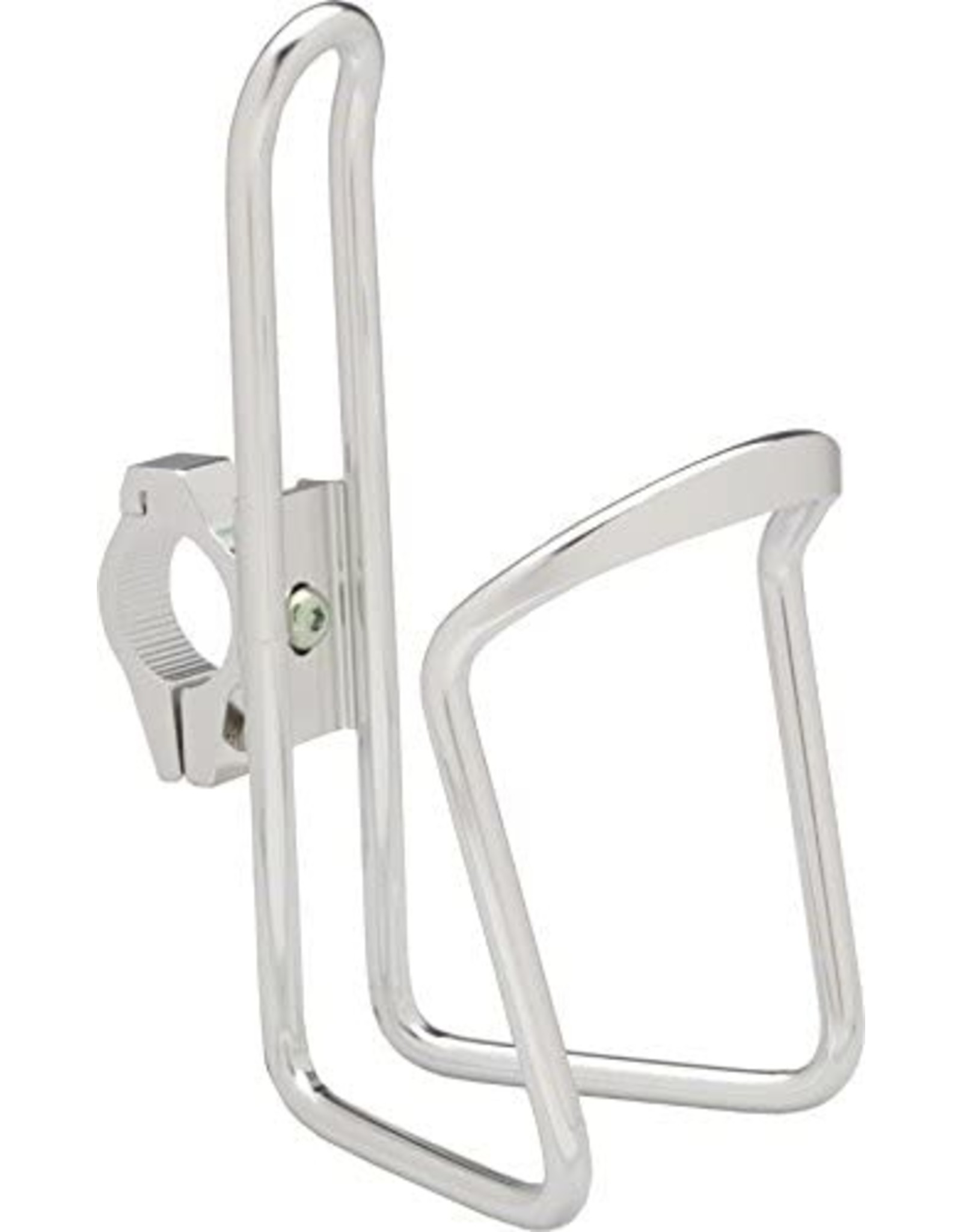 Dimension Dimension Water Bottle Cage w/ adjustable clamp - Silver