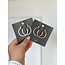 Matte Small Thick Hoops